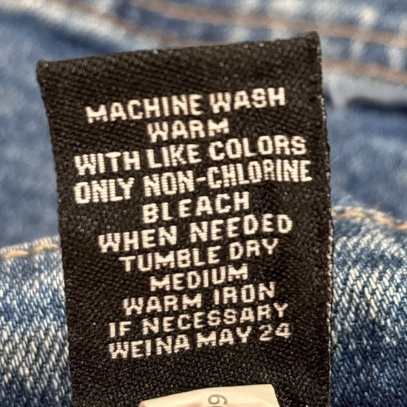 Stitch Star Blue Denim Jean Cropped Jacket Womens Size XL NWT - Picture 9 of 14